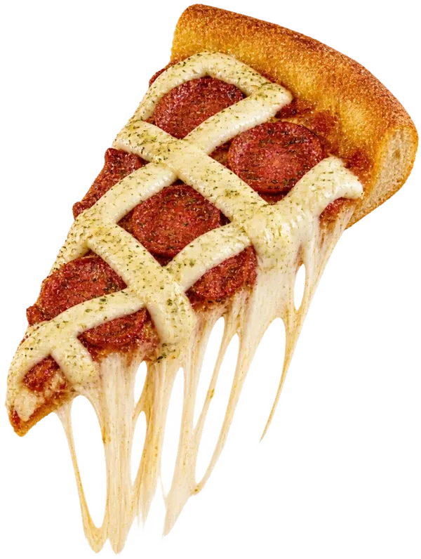 Fatia artesanal de Calabresa com Catupiry Matago Pizzas